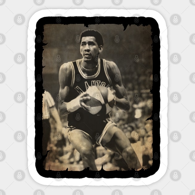 George Gervin Vintage Sticker by Milu Milu